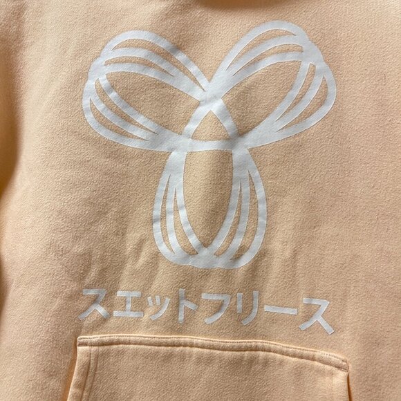 Aritzia TNA Rare Sweatfleece Streetwear Hoodie Peach - Small - Picture 7 of 11